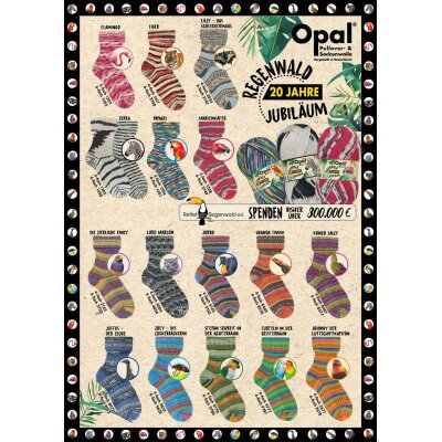 Regenwald Jubiläum 20 - Wolle von OPAL