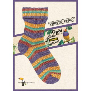 Regenwald Jubiläum 20 - Wolle von OPAL Die zierliche Emily 2143