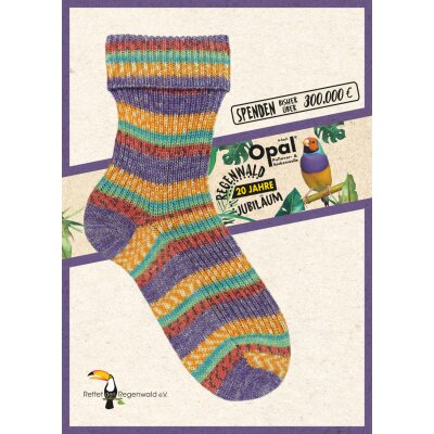 Regenwald Jubiläum 20 - Wolle von OPAL Die zierliche...