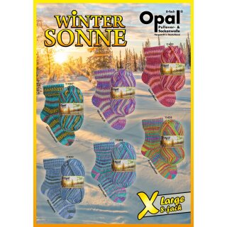 Xlarge Wintersonne 8-fach - Wolle von Opal