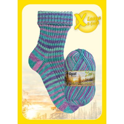 Xlarge Wintersonne 8-fach - Wolle von Opal Sonnenkuss 34