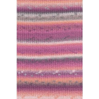 CASHMERE LIGHT COLOR - Wolle von LangYarns ORANGE/ROT/LACHS 0003