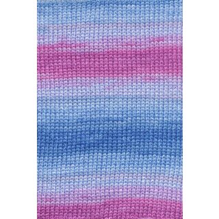 GLOW Wolle von LangYarns fuchsia/ blue 0051