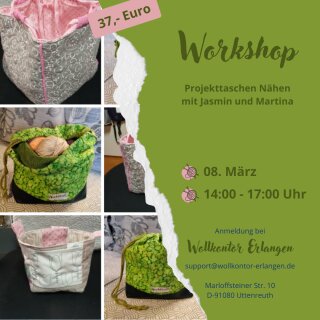 Projekttaschen Nähen, 08.03.2025