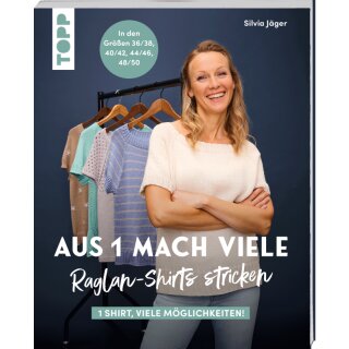 AUS 1 MACH VIELE - Raglan-shirts stricken