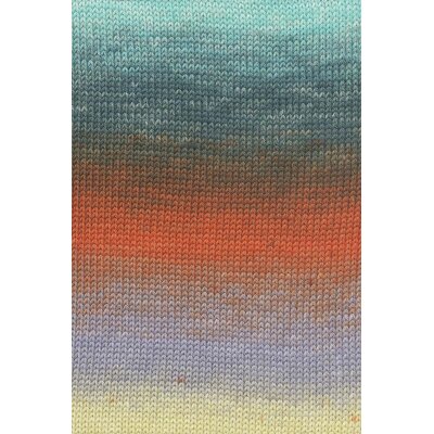 MOVE 6-FACH Wolle von Lang Yarns TURQOUISE/ORANGE/YELLOW...