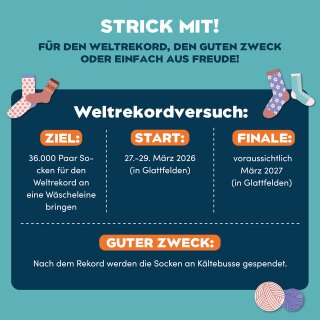 Wolly Hugs Weltrekord Sockenwolle - Wolle von Wolly Hugs
