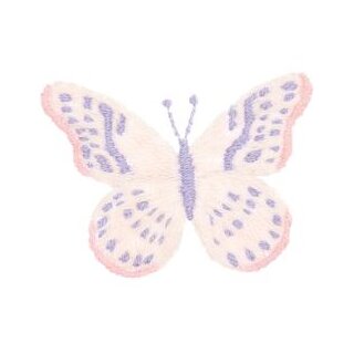 Schmetterlinge, bunt, Stick & Stitch Packung, wasserlöslich, Stickvorlage von Rico