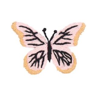 Schmetterlinge, bunt, Stick & Stitch Packung, wasserlöslich, Stickvorlage von Rico