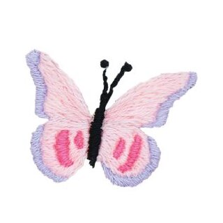 Schmetterlinge, bunt, Stick & Stitch Packung, wasserlöslich, Stickvorlage von Rico