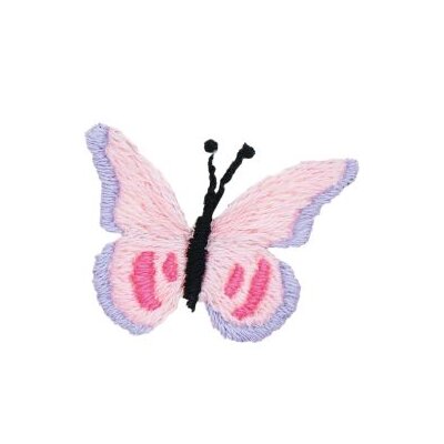 Schmetterlinge, bunt, Stick & Stitch Packung, wasserlöslich, Stickvorlage von Rico