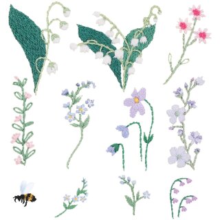 Stickvorlage - Blümchen von Rico