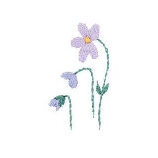 Stickvorlage - Blümchen von Rico