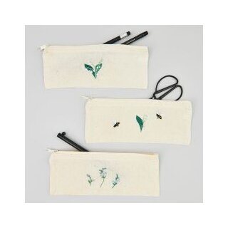 Blümchen, bunt, Stick & Stitch, wasserlöslich, Stickvorlage von Rico