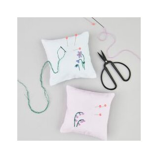 Blümchen, bunt, Stick & Stitch, wasserlöslich, Stickvorlage von Rico