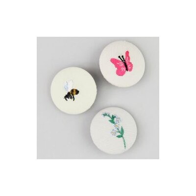 Blümchen, bunt, Stick & Stitch, wasserlöslich, Stickvorlage von Rico