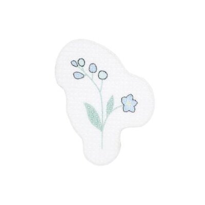 Blümchen, bunt, Stick & Stitch, wasserlöslich, Stickvorlage von Rico