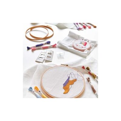 Stickring, Durchmesser 12,5cm, Höhe 8mm, Buchenholz von Rico