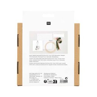 Bild Erdbeeren 10cm Durchmesser, Stickpackung gezählter Kreuzstich von Rico