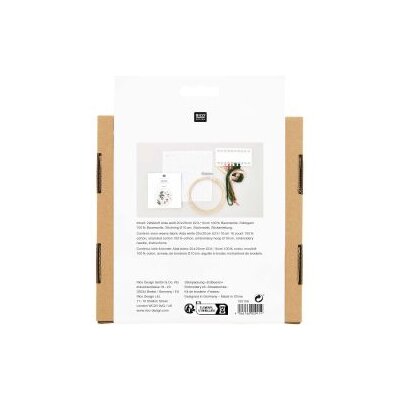 Bild Erdbeeren 10cm Durchmesser, Stickpackung gezählter Kreuzstich von Rico