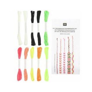 DIY Freundschaftsbänder Set, Neon Colours von Rico