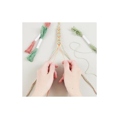 DIY Freundschaftsbänder Set, Neon Mix von Rico