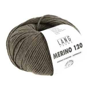 MERINO 120 OLIVE MELANGE 34.0598