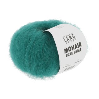 MOHAIR LUXE LAME SILBER-JADE 797.0074