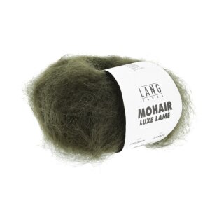 MOHAIR LUXE LAME SILBER-OLIVE 797.0098