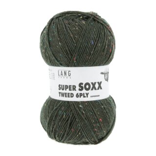 SUPER SOXX TWEED - dunkelgrün 1137.0018