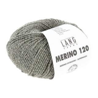 MERINO 120 WALDGRÜN BEIGE MOULINÉ 0155