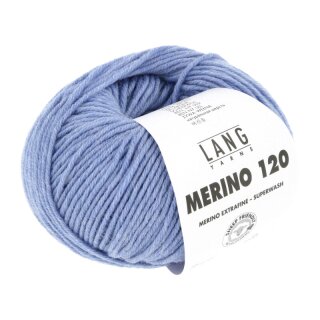 MERINO 120 HELBLAU MELANGÉ 0320