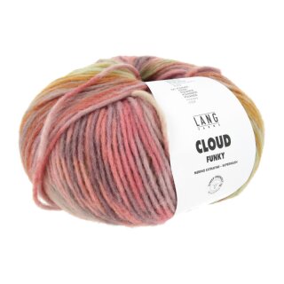 CLOUD FUNKY ZIEGEL/AUBERGINE/EFEU/ROSA 1077.0024