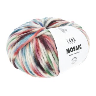 MOSAIC - TÜRKIS/ROT/GRÜN/MAUVE 1165.0010