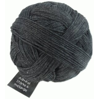Admiral Stärke 6 Melange - Schwarzmelange 1377Top 9093m