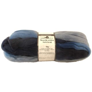 Filzwolle ombre Kammzug - Stone-Washed 1021ombre 1535_