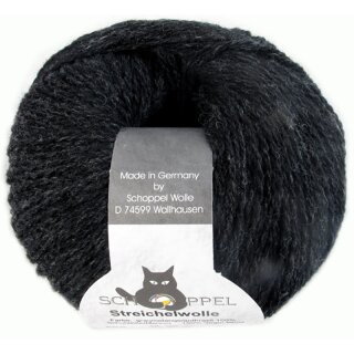 Streichelwolle Grau-Melange-Anthrazit 1090 9755