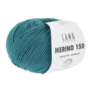 MERINO 150 DUNKELTÜRKIS 197.0272