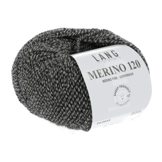 MERINO 120 SCHWARZ/BEIGE MOULINÉ 34.0055