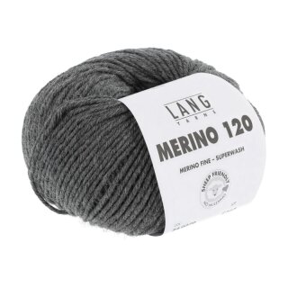 MERINO 120 DUNKELGRAU  MÉLANGE 34.0270