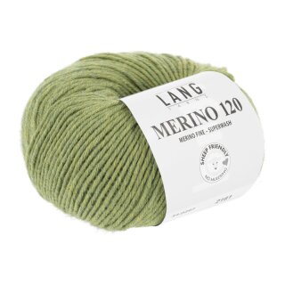 MERINO 120 HELL OLIVE  MÉLANGE 34.0297