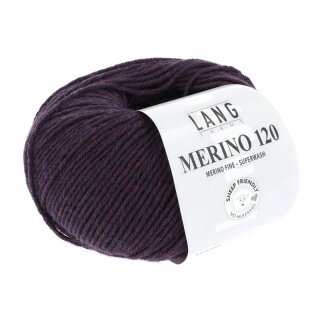 MERINO 120 AUBERGINE CHANTE CLAIRE 34.0380