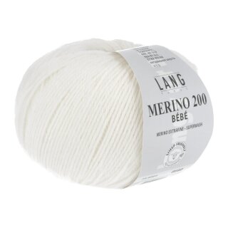 MERINO 200 BEBE WEISS 71.0301