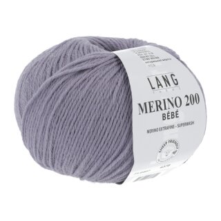MERINO 200 BEBE LILA 71.0407