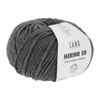MERINO 50 MELANGE DUNKELGRAU 756.0005