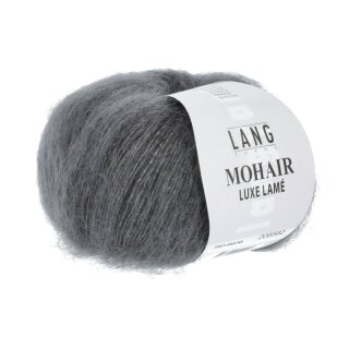 MOHAIR LUXE LAME SILBER-ANTHRAZIT 797.0070