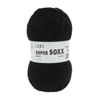 SUPER SOXX 6-FACH/6-PLY SCHWARZ 907.0004