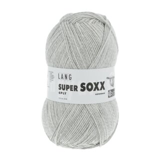 SUPER SOXX 6-FACH/6-PLY HELLGRAU MELANGE 907.0023
