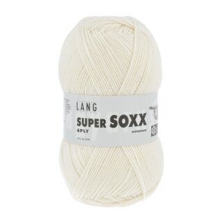 SUPER SOXX 6-FACH/6-PLY OFFWHITE 907.0094