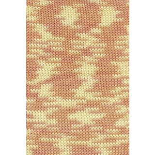 HANDARBEITSGARN COLOR - Fb. 526.0059 ORANGE/GELB BEDRUCKT